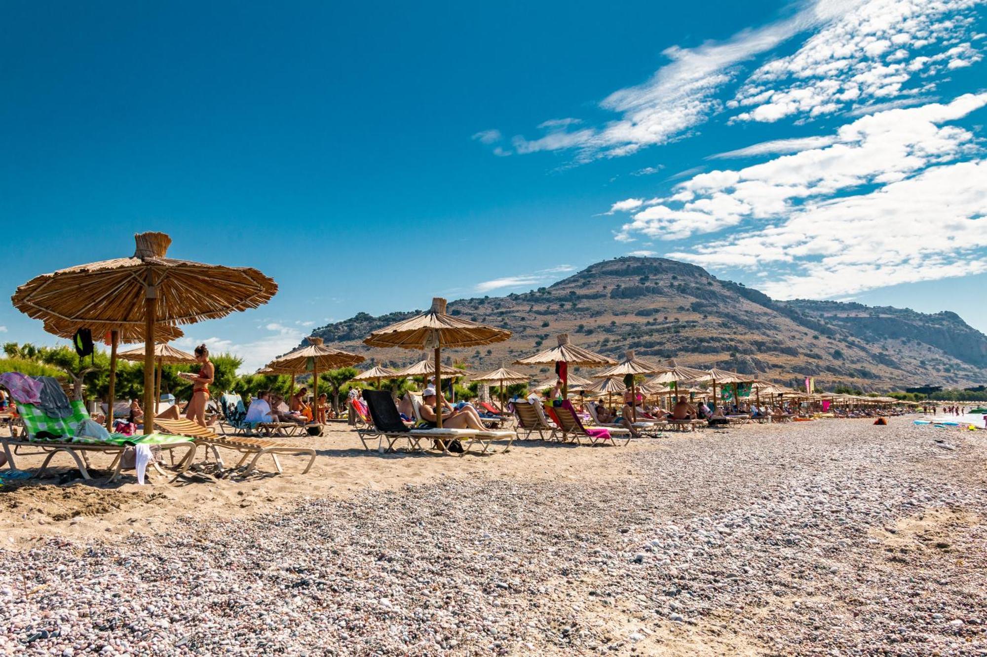 Sun Beach Lindos Hotel Lardos Buitenkant foto